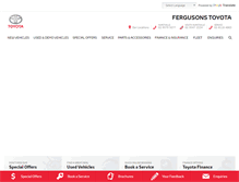 Tablet Screenshot of fergusonstoyota.com.au